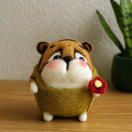 عروسک کچه مدل ببری غمگین